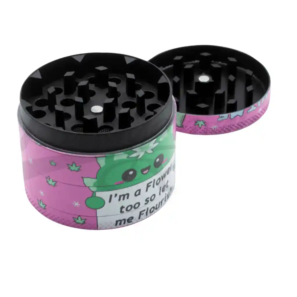 Grinder Rascador Metalico Baked Bunny Rosado 4 Pisos Grande