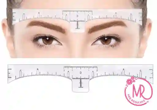 Regla De Precisión Adhesiva Para Cejas.