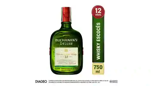 Whisky 12 Años Deluxe Buchanan S 750 Ml