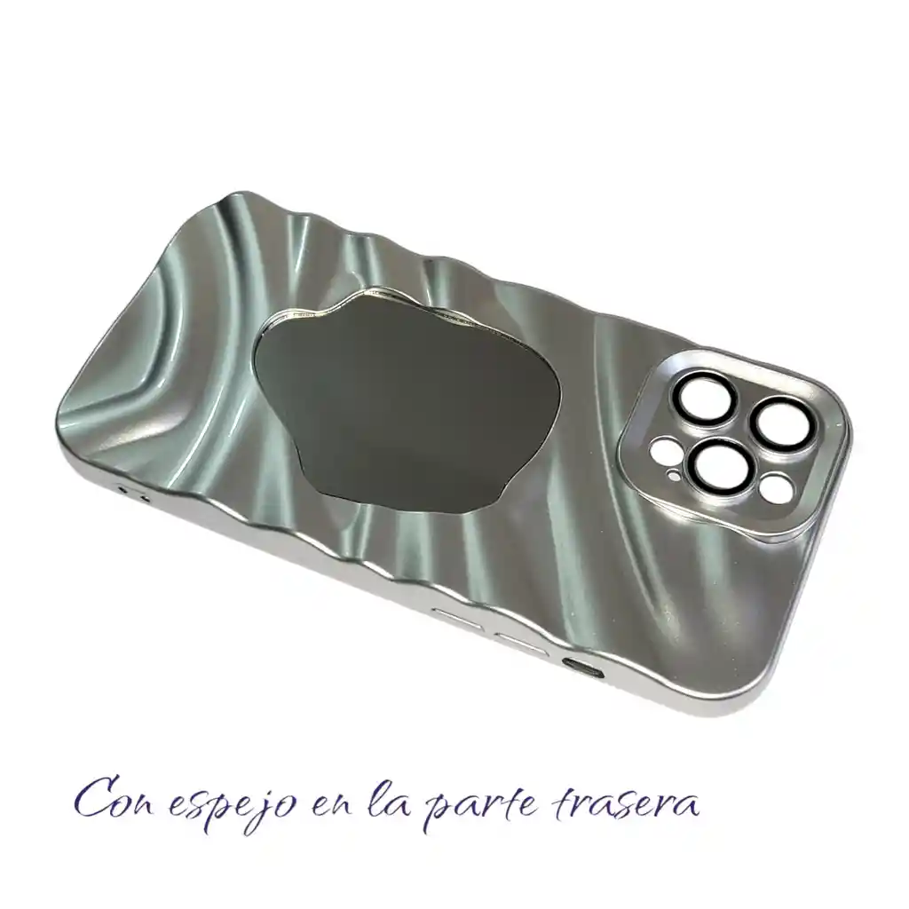 Estuche Case Para Iphone 12 Pro Max Metalizado Con Espejo