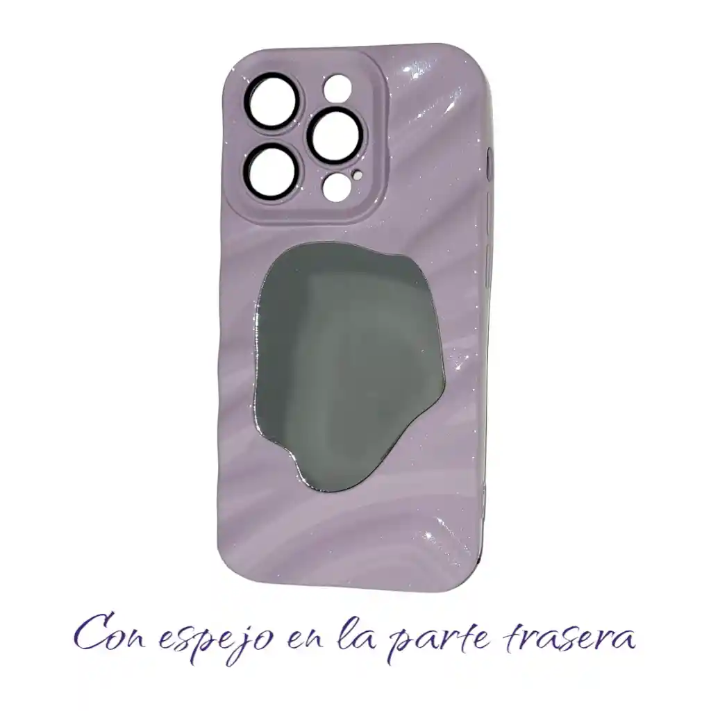 Estuche Case Para Iphone 14 Pro Metalizado Con Espejo