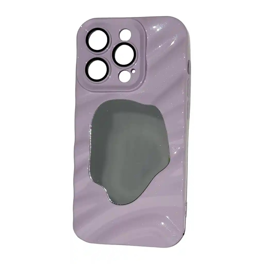 Estuche Case Para Iphone 14 Pro Metalizado Con Espejo