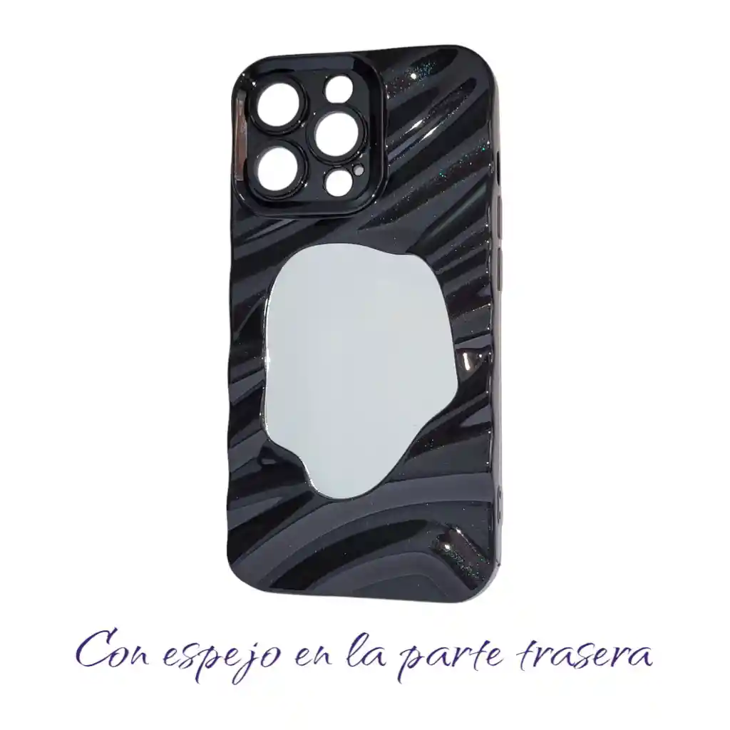 Estuche Case Para Iphone 13 Pro Metalizado Con Espejo