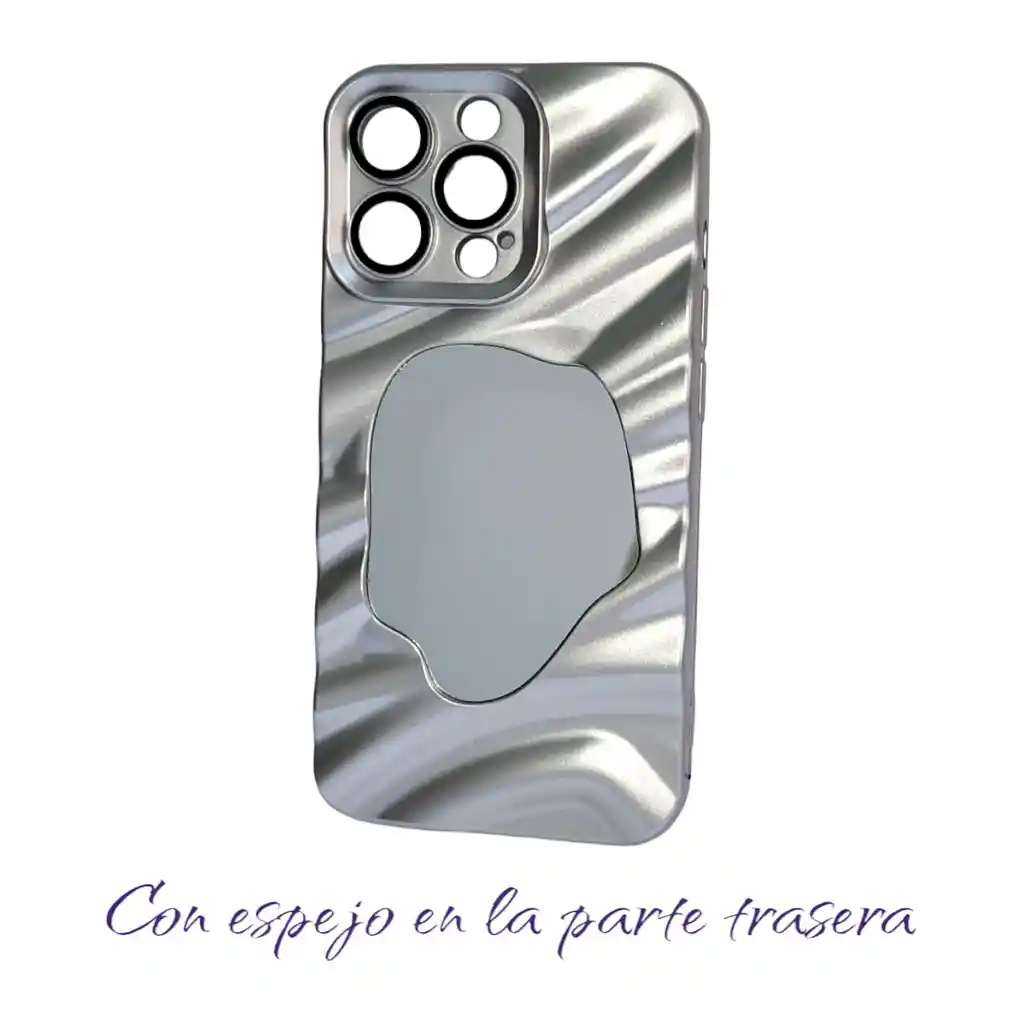 Estuche Case Para Iphone 13 Pro Metalizado Con Espejo