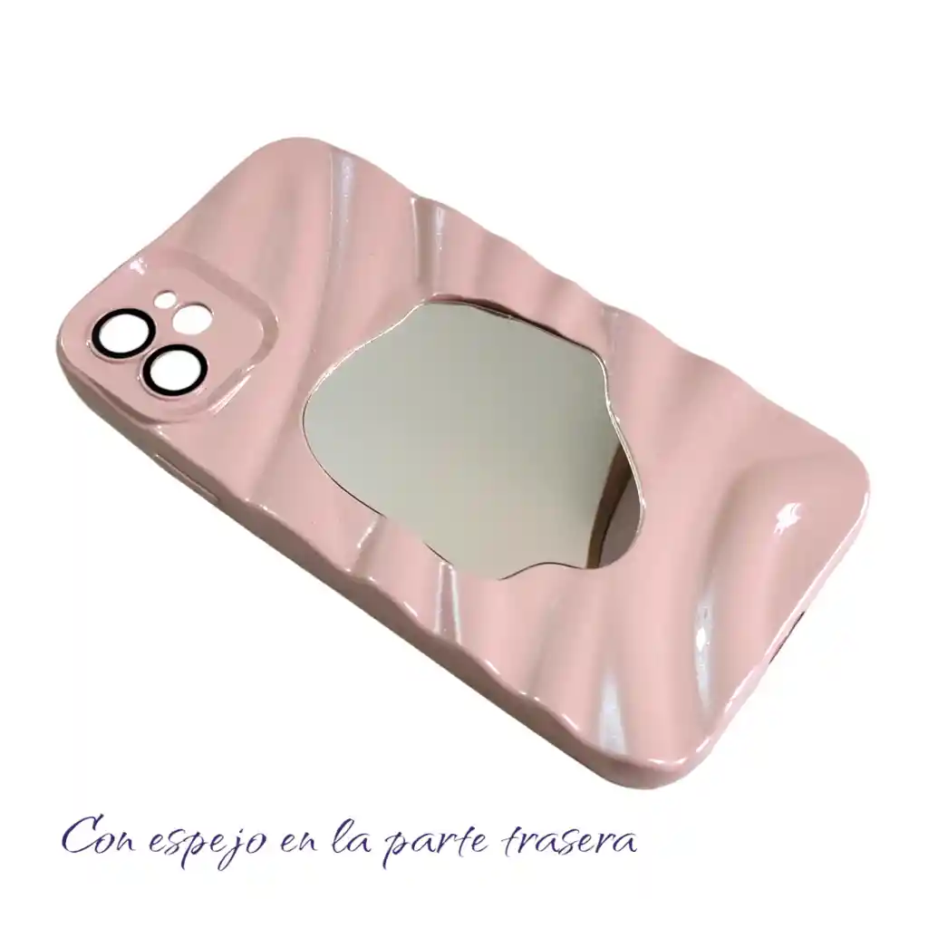 Estuche Case Para Iphone 11 Metalizado Con Espejo