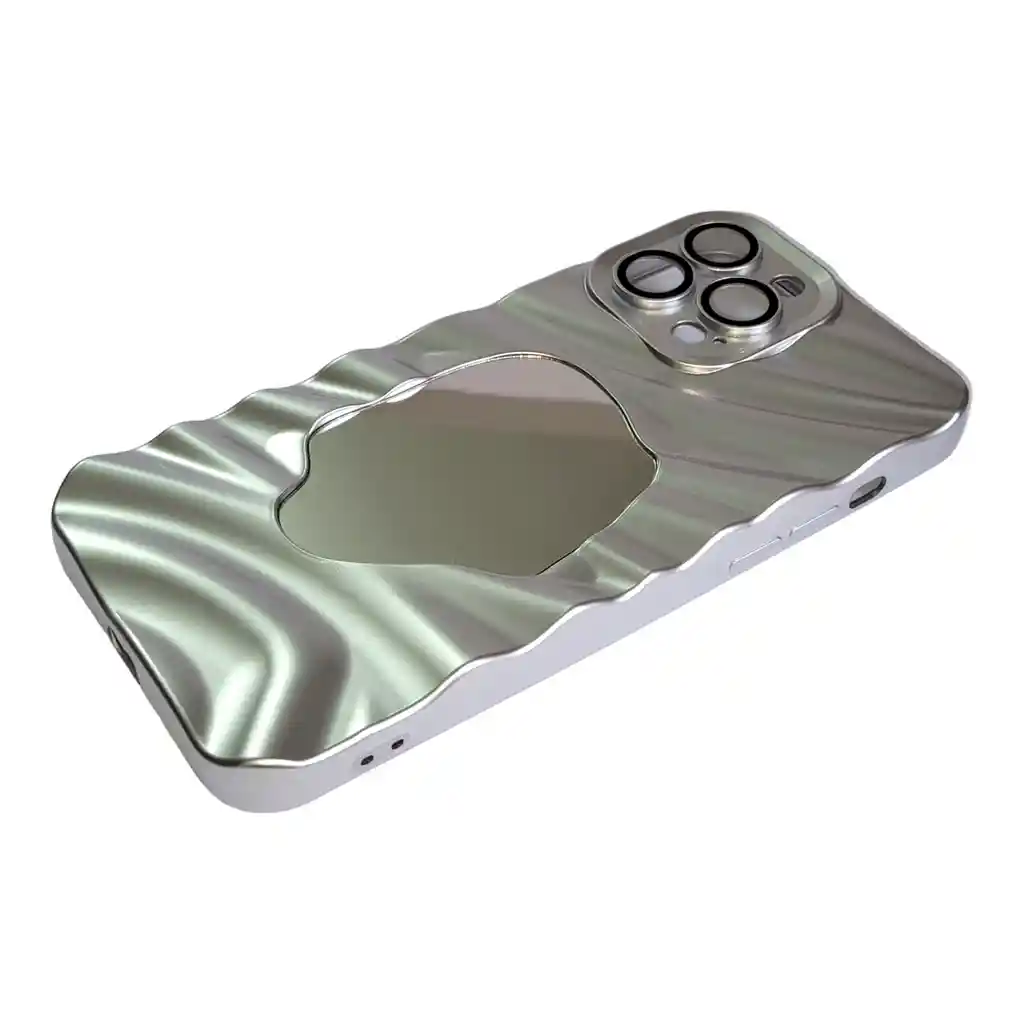 Estuche Case Para Iphone 13 Pro Max Metalizado Con Espejo