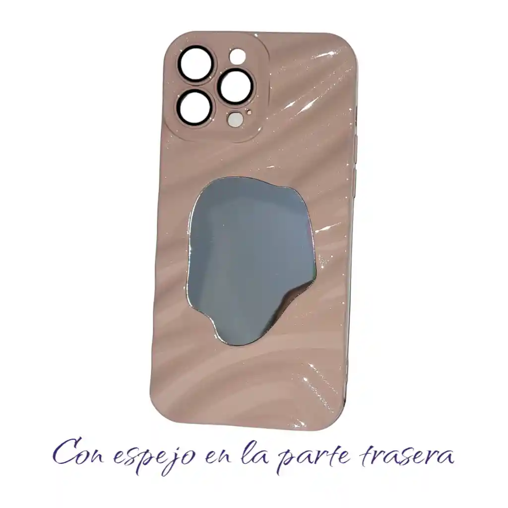 Estuche Case Para Iphone 13 Pro Max Metalizado Con Espejo