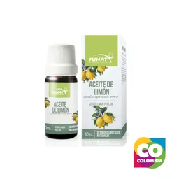 Aceite De Limón Marca Funat Embalaje De 1 Unidad Por 10ml