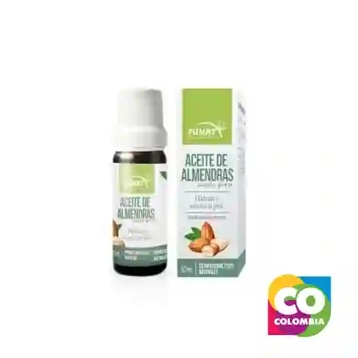 Aceite De Almendras Marca Funat Embalaje De 1 Unidad Por 10ml