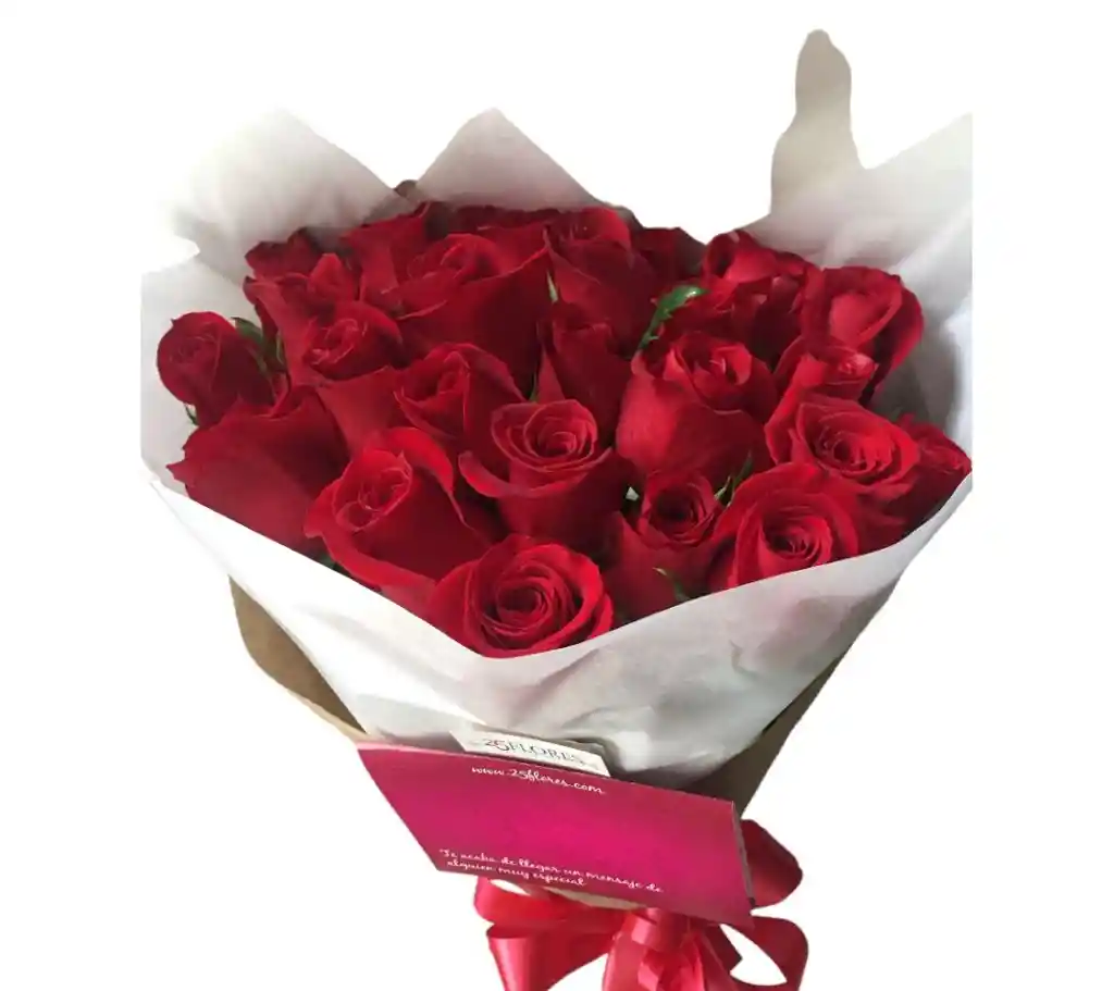 Bouquet Rosas Fucsia