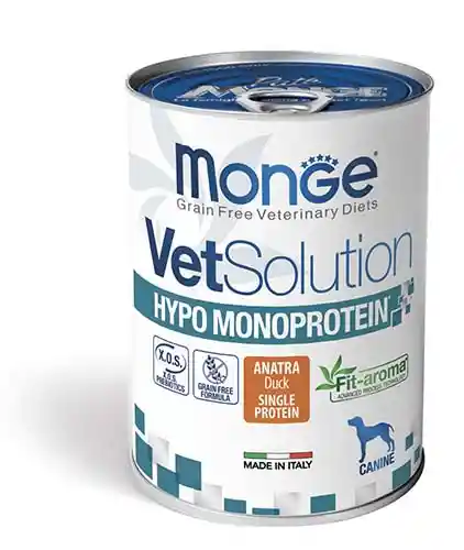 Monge Vetsolution Canine Hypo Monoprotein Duck 400 G