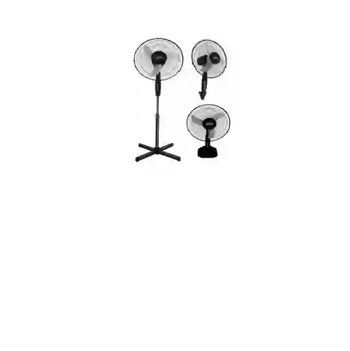 Ventilador Home Elements 3 En 1, Piso, Mesa
