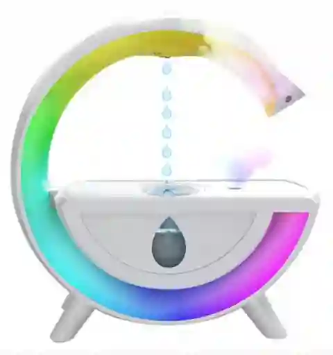 Humidificador Antigravedad Rgb En Forma De G.