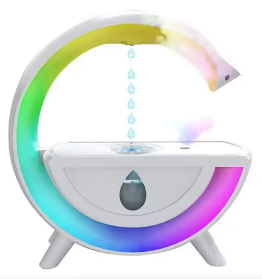 Humidificador Antigravedad Rgb En Forma De G.