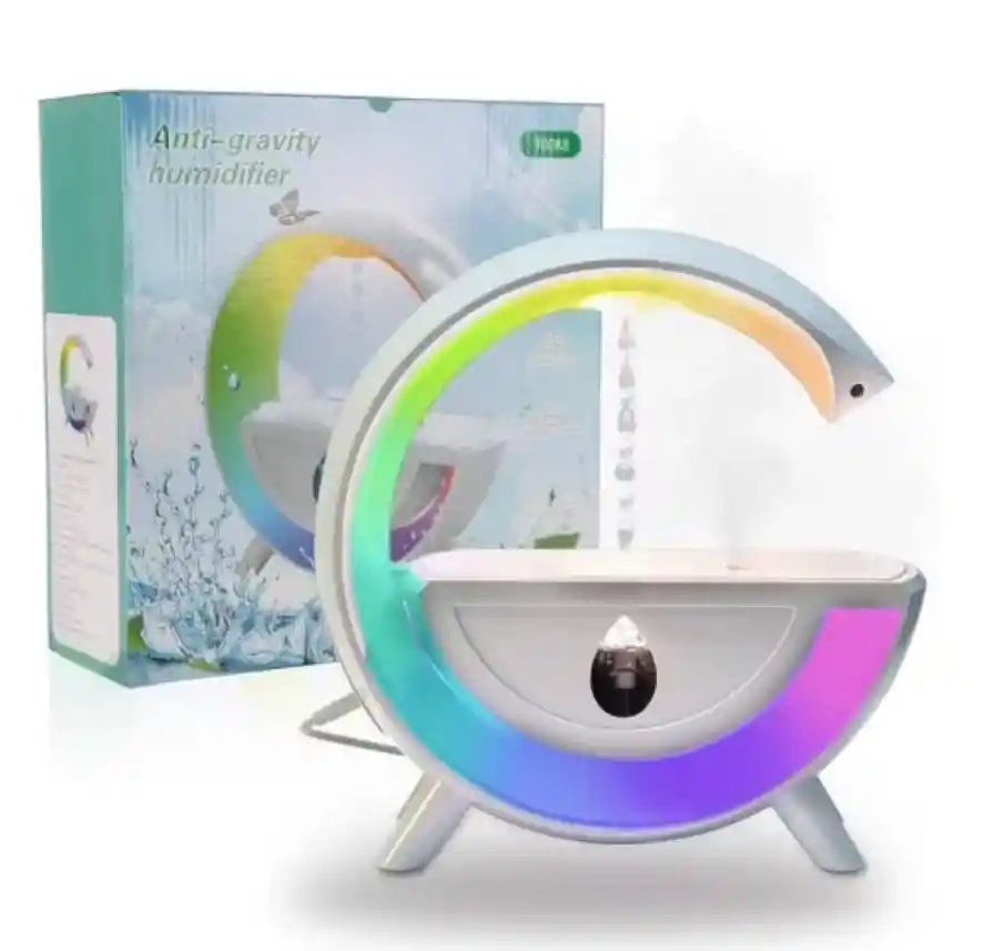 Humidificador Antigravedad Rgb En Forma De G.