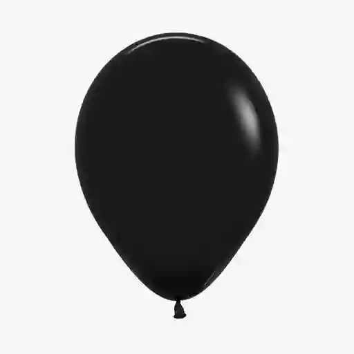 Bombas Globos R12 Fashion Negro X 10 Und Sempertex