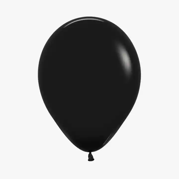 Bombas Globos R12 Fashion Negro X 10 Und Sempertex