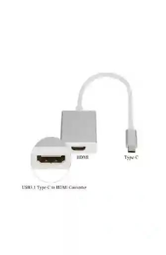 Cable Convertidor Adaptador De Usb 3.1 Tipo C A Hdmi