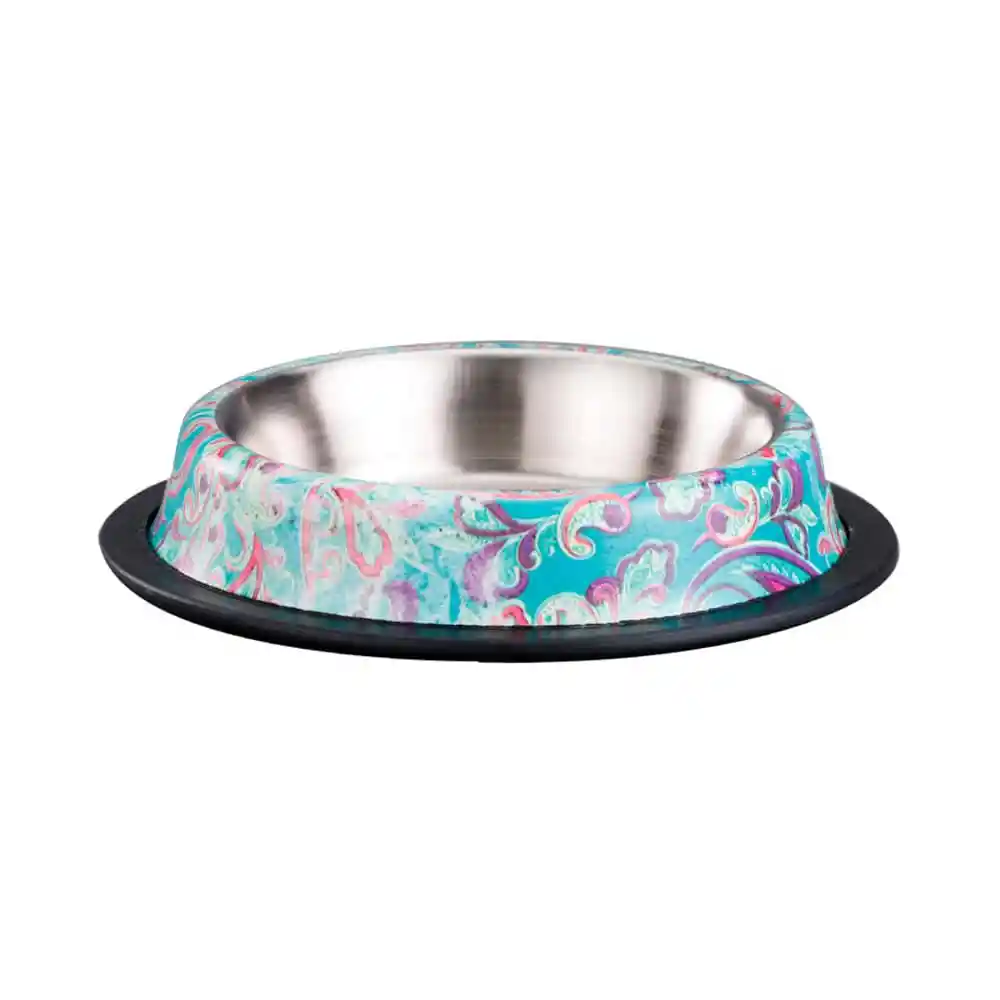 Comedero Pb Belly Artistico 16 Cm Azul