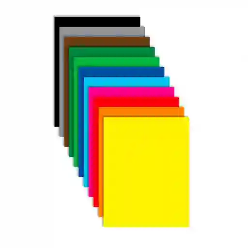 Papel Silueta En 1/8 X10 Und Surtido