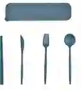 Juego De Cubiertos Portatiles Para Llevar Cuchara Tenedor Cuchillo Palillos