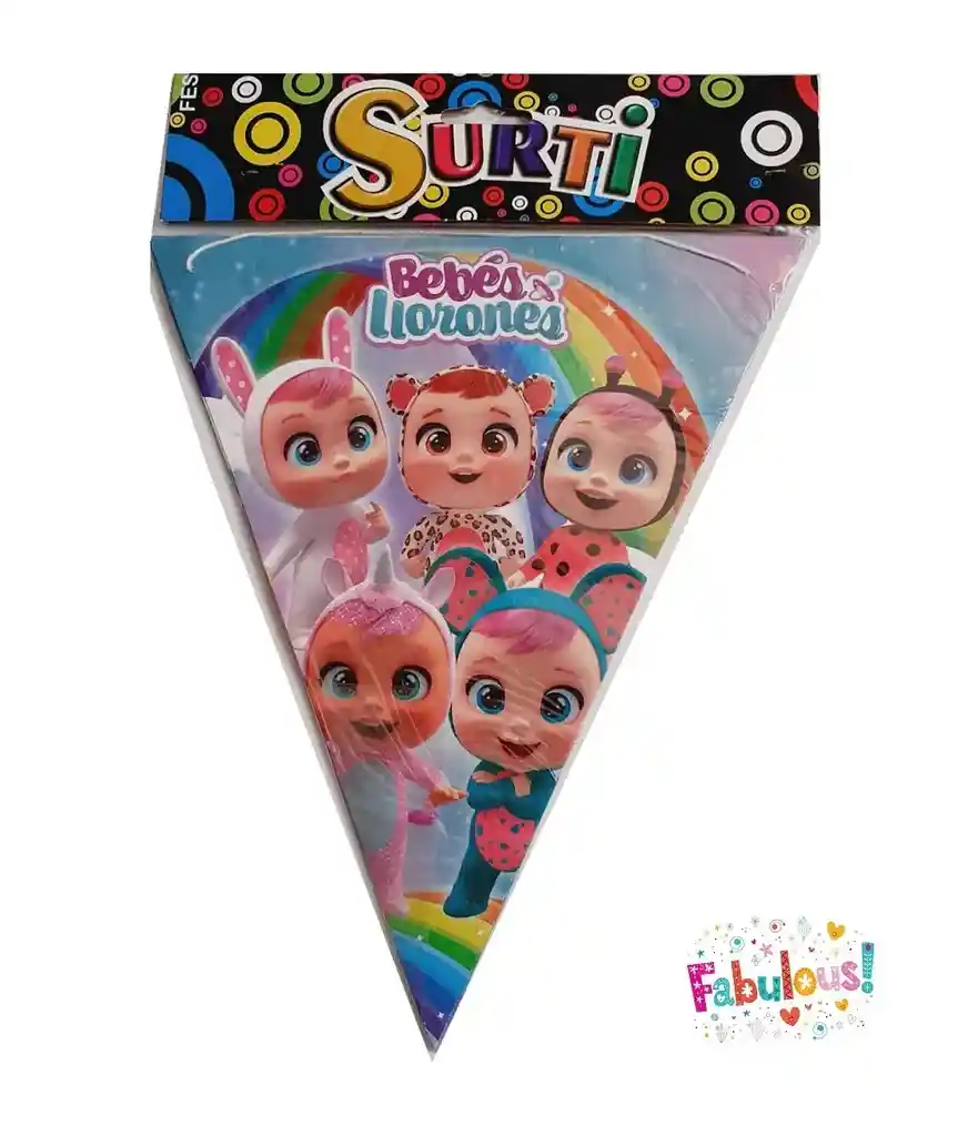 Banderines Niña Bebes Llorones