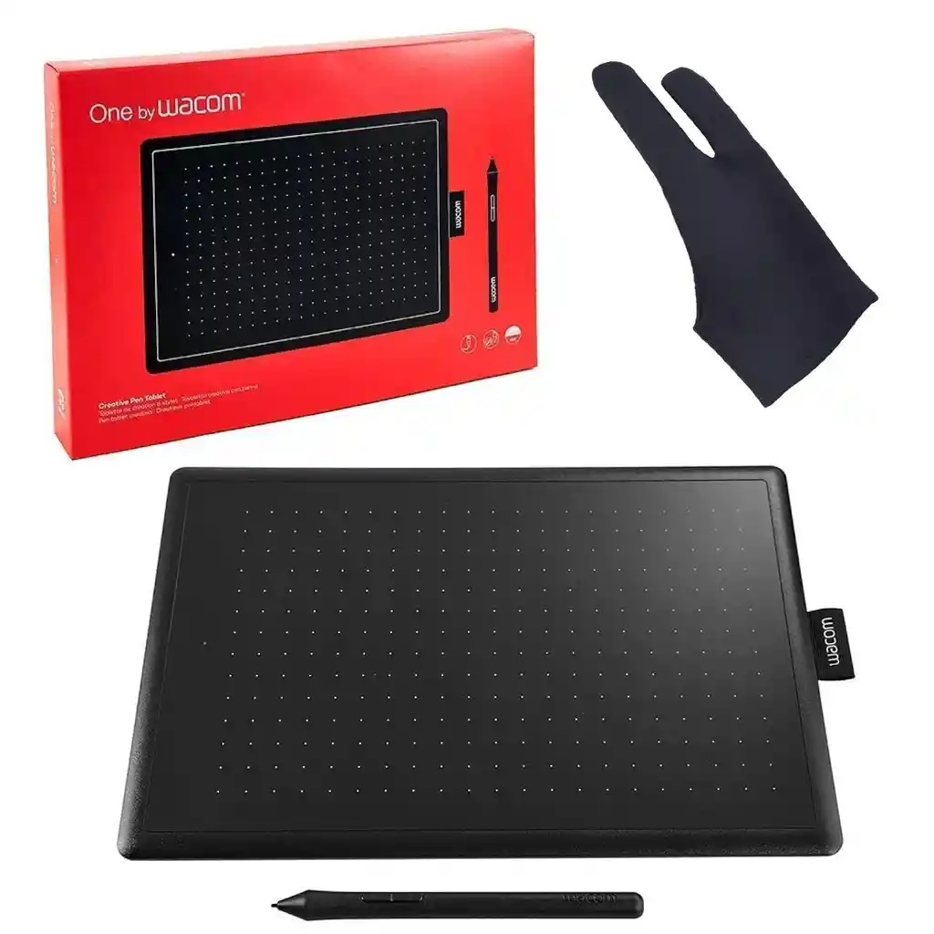 Tableta Digitalizadora Wacom One Ctl-472 + Guante De Dibujo