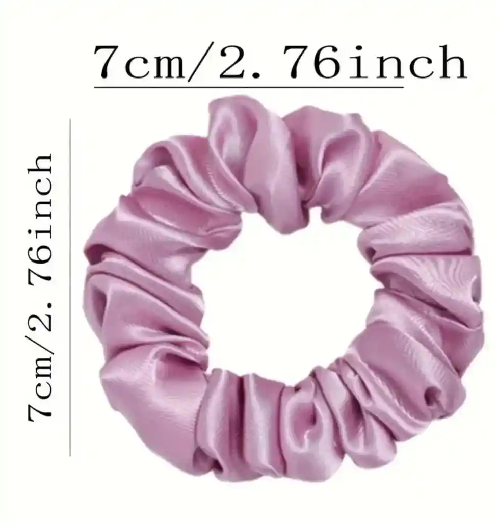 Scrunchies Moños Moñas Para El Cabello En Satín