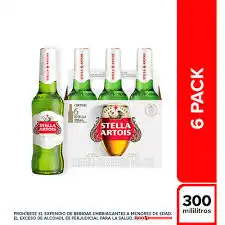 Stella Artois Cerveza Six Pack