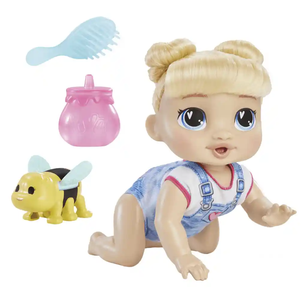 Muñeca Baby Alive Gatea Y Juega Harper Hugs