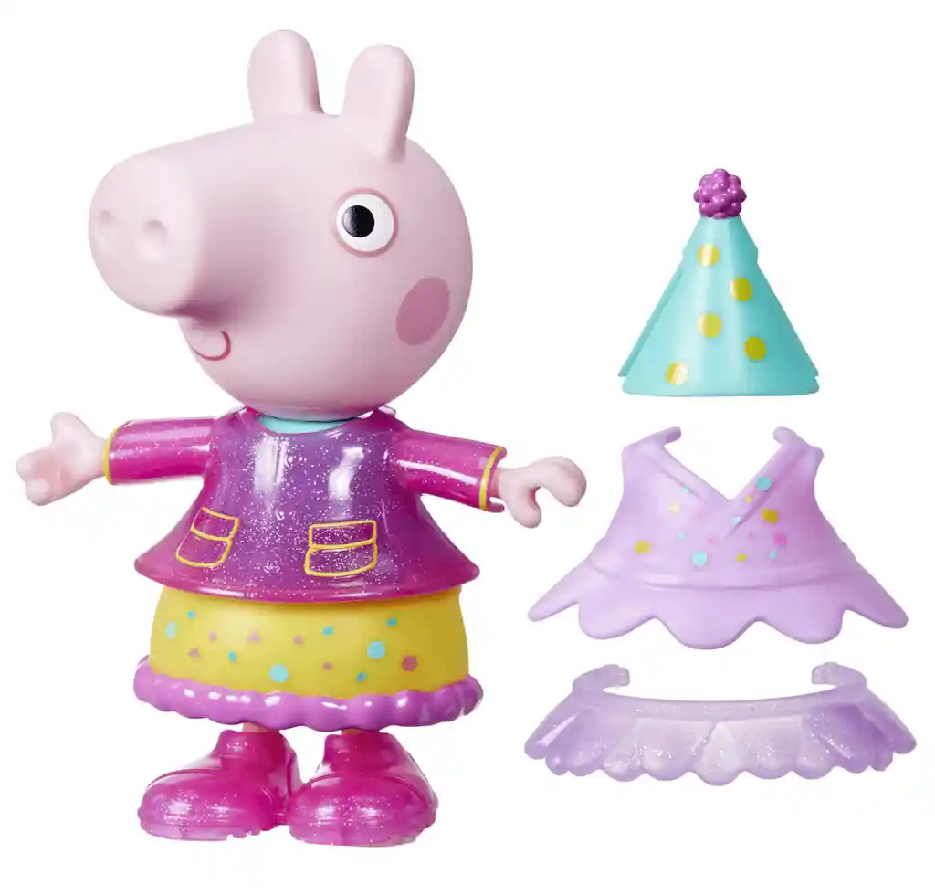 Muñeca Peppa Pig Peppa Estilos De Fiesta