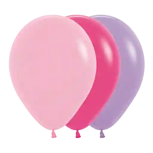 Bombas Globo Biodegrables De Latex Lisa Colores Niña R12