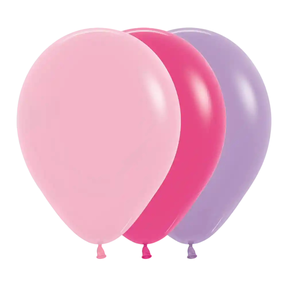 Bombas Globo Biodegrables De Latex Lisa Colores Niña R12