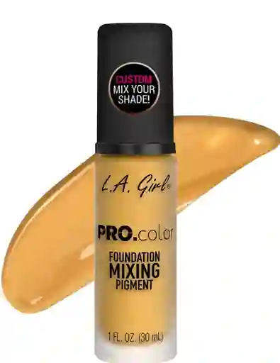 Pigmento Mezclador De Base Pro.color Yellow 30ml Glm712