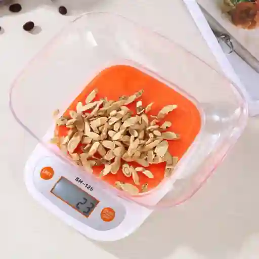 Bascula, Gramera Digital Con Tazon Cocina 1g / 7kg