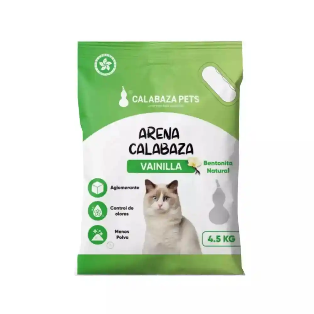 Arena Calabaza Aroma Vainilla 4.5 Kg