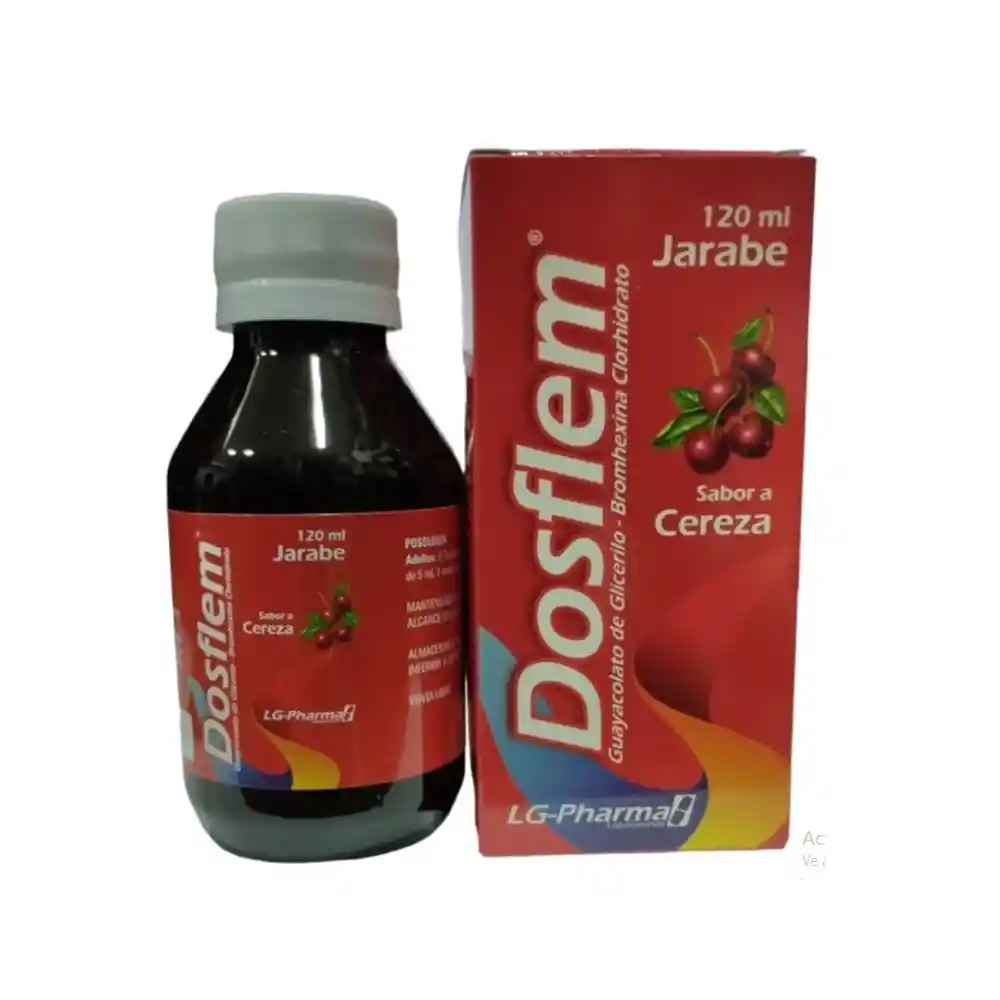 Dosflen Jarabe Adulto (guayacolato + Bromhexina )fco 120ml