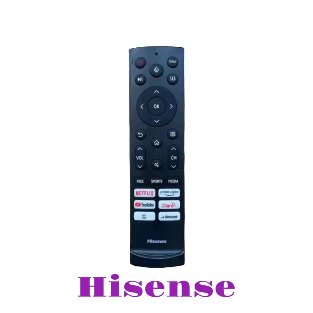 Control Remoto Hisense Smart Tv (sin Comando De Voz)