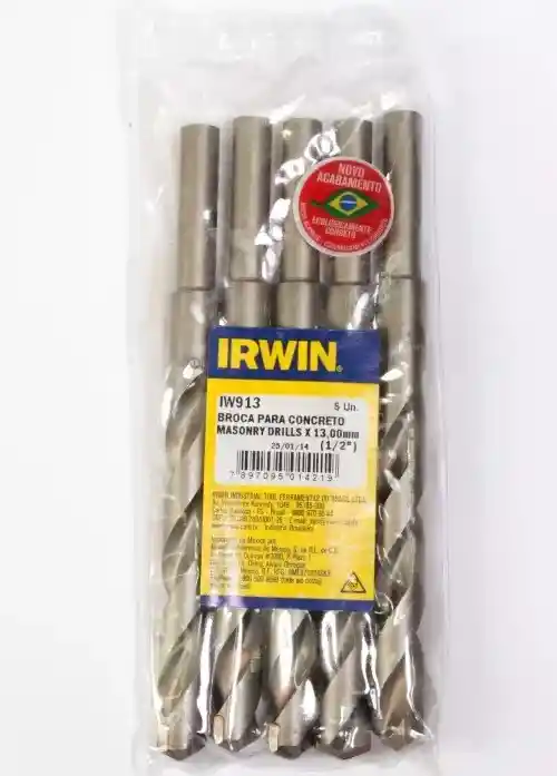 Broca Para Concreto 1/2" Irwin