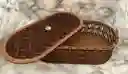Caja De Madera Ovalada Grande 1