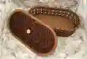 Caja De Madera Ovalada Grande 1