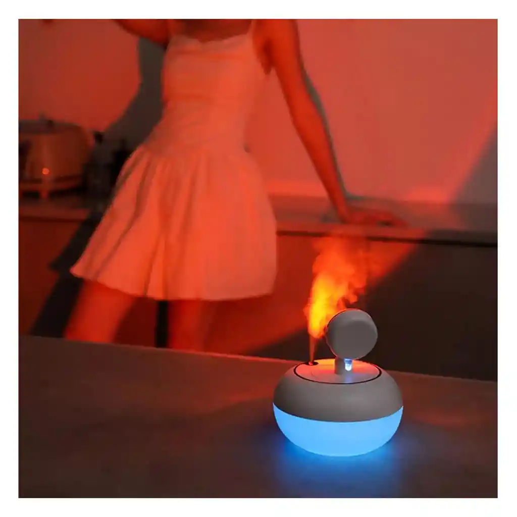 Humidificador De Aceites Con Aroma Terapia Y Led De Colores