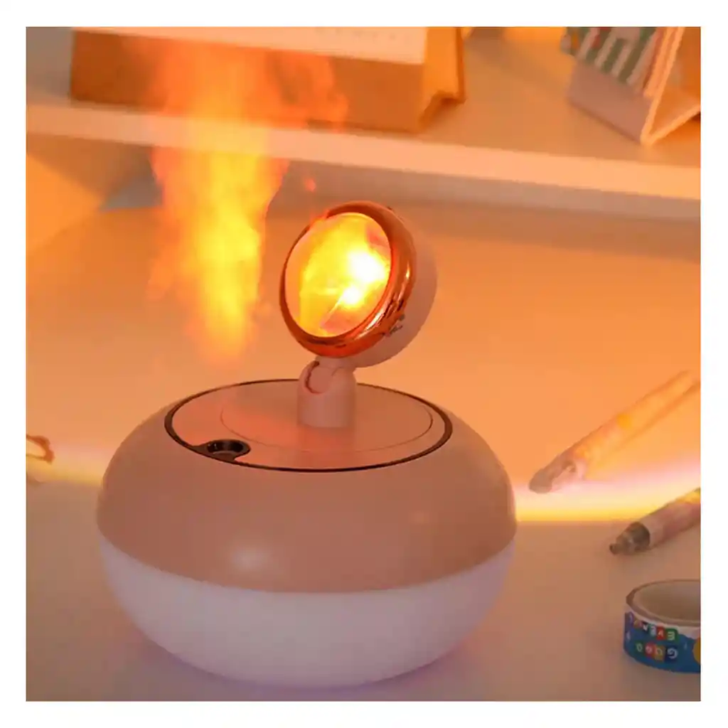 Humidificador De Aceites Con Aroma Terapia Y Led De Colores