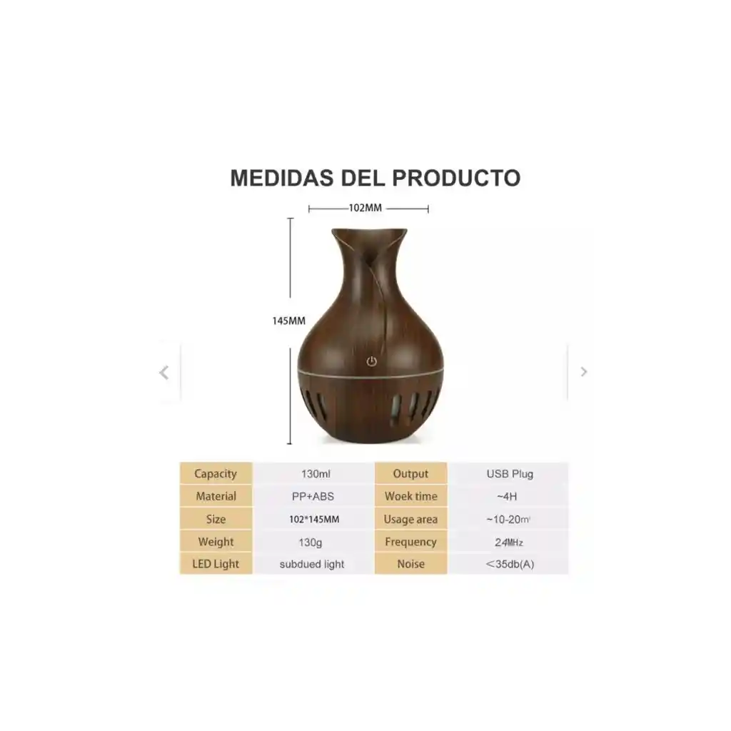 Humidificador Y Difusor De Aromas Para Ambientar Hogares