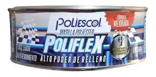 Masilla Hueso Duro Poliescol Con Catalizador Vehiculo Carro 1/16 Azul