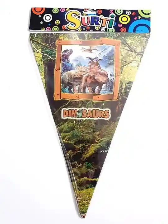 Banderines Niño Dinosaurio 33 X 23 C/banderin