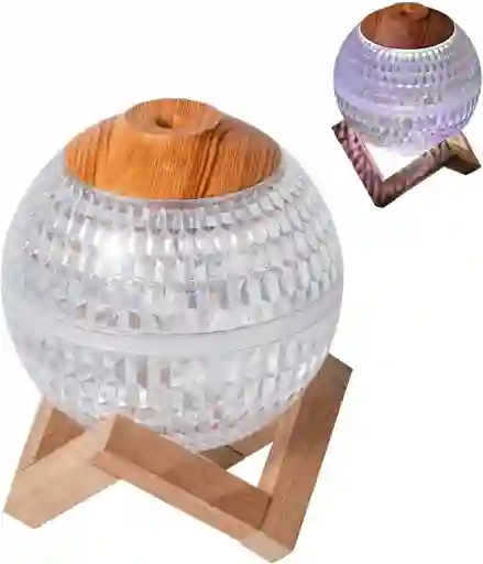 Humidificador Difusor Aromático Con Lámpara De Esfera Led