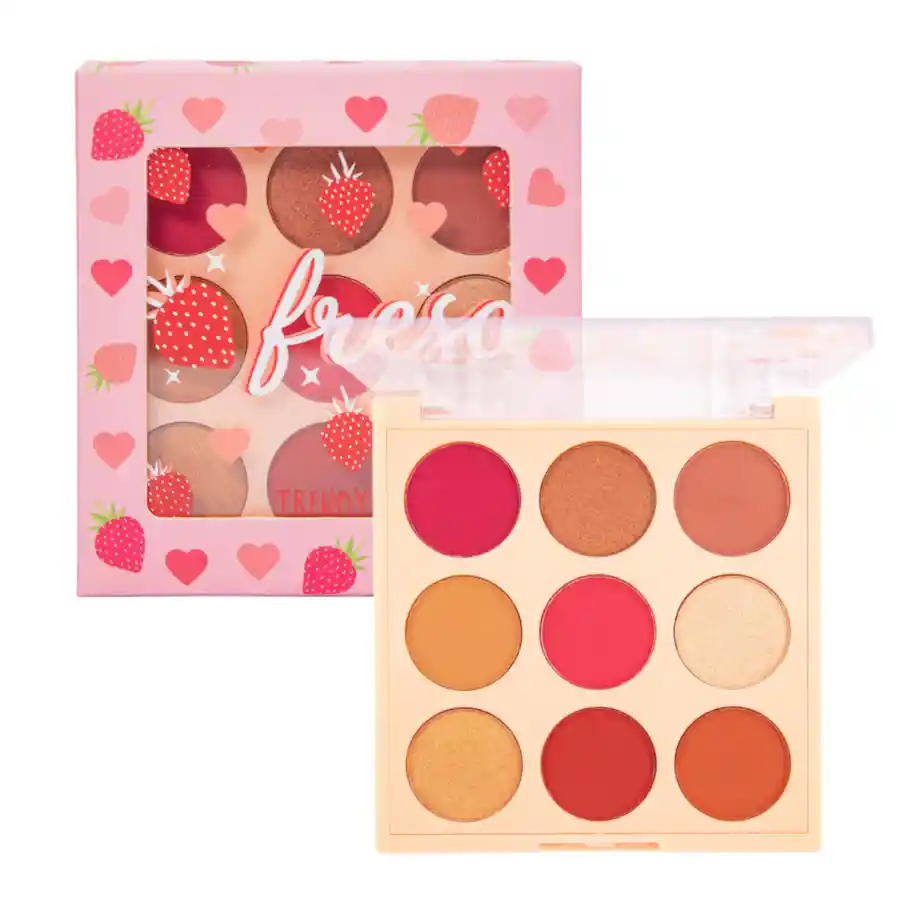 Trendy Paleta De Sombras Frutas Trendy Fresa