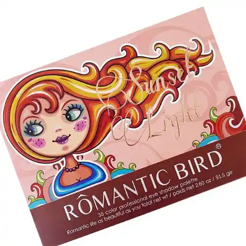 Trendy Sombras Romantic Bird Sunset Light