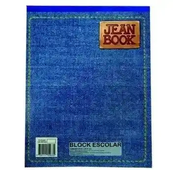 Block Jean Book Carta Blanco 70 Hojas